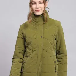 Monte Carlo Green Regular Fit Quilted Jacket-picture-15