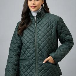 CLUB YORK Green Polyester Solid Full Sleeves Jacket-image-84