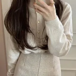 StyleCast Women Solid Long Sleeves Round Neck Casual Cardigan Sweaters-picture-34