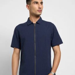 Peregrine by Pantaloons Blue Horizon Shirt-image-62