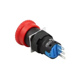 Sibass Electric Mushroom Push Button Red 16 mm Diameter, SE-TA16-E11M (Pack of 200)-12
