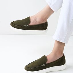 Mast & Harbour Women Suede Loafers-image-85