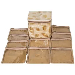 prettykrafts Gold-Toned Reusable Multi-Utility Organisers-image-51
