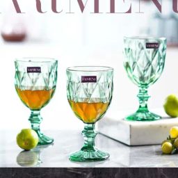 The Artment Chalice Transparent Crystal Wine Goblet (0.21 L) - Set of 8-image-79