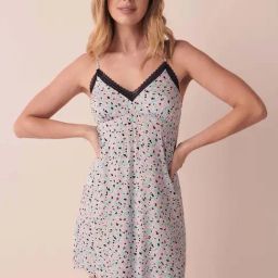 La Vie En Rose Multicolored Lace Work Camisole-image-34
