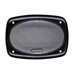 VISATON Grille, 166Mm X 114Mm, Black, Speaker, 4645-39