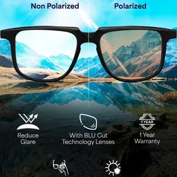 Vincent Chase Lens & Aviator Sunglasses with Polarised and UV Protected Lens 204531 image 4