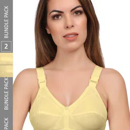 Eve's Beauty Pack Of 2 Full Coverage Non Padded Bra With All Day Comfort-17