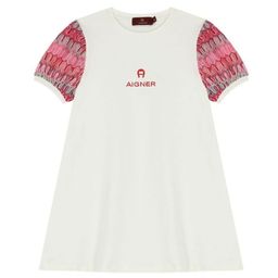 AIGNER Girls Print Cotton A-Line Dress-image-67