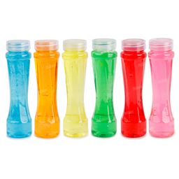 Fiddlerz Slime Kit for Girls Boys, Slime Party Favors for Kids, Pretty Stretchy & Non-Sticky Slime Pack, Bottle Slime for Kids Goodie Bag Stuffers(Pack 6)Multi-3