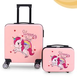 Kids Travel LuggageWith Carry-On Luggage & Wheels - 15 Inches-image-59