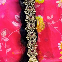ADC SHEMONA Women Beaded Hair Accessory Set of-8