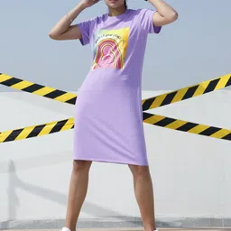 Athena Unapologetic Print T-shirt Dress-image-54