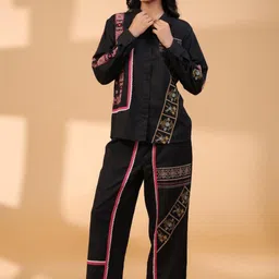 Zolo Label Embroidered Shirt & Trousers-picture-58