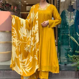 ATOXIC Women Chinon Kurta Sets-picture-3