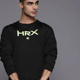 HRX by Hrithik Roshan Solid Regular Sweatshirt-image-95