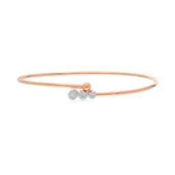 Malabar Gold and Diamonds 18k Rose Gold & Diamond Mine Bangle for Women-image-30