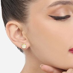 Zaveri Pearls Set of 25 Multicolor Contemporary Studs & Hoop Earrings-ZPFK15128 image 5