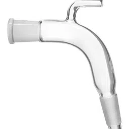 ABGIL ABG373 Borosilicate Glass Receiver Adapter Bend with Vent - Socket (B-55) Cone (B-55)-21