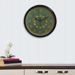 eCraftIndia Designer Round Analog Black Wall Clock-image-66