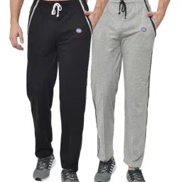 Vimal Jonney Multicolor Cotton Trackpants - Pack of 2-image-81