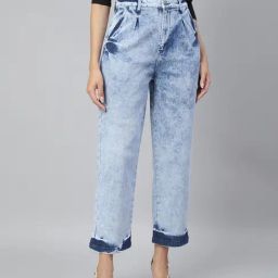 Tales & Stories Blue Regular Fit Jeans-image-66