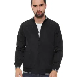 Allen Solly Navy Full Sleeves Mandarin Collar Jacket-31