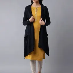W Navy Cardigan-21
