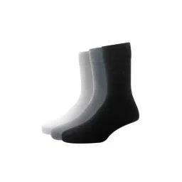 Louis Philippe Multicolor Cotton Socks (Pack of 3)-image-62