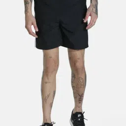 Puma Essentials Black Regular Fit Striped Shorts-image-40