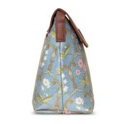 ZOUK Powder Blue Printed Medium Cross Body Bag image 5