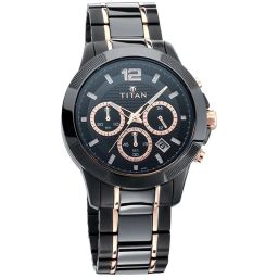 Titan NS90090KD02 Ceramics Analog Watch for Men image 1