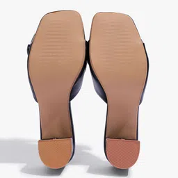 Carlton London Open Toe Block Heeled Sandals with Bows image 4