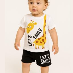 Nicehug Kids-Unisex Red Cotton Blend Clothing Set-image-69