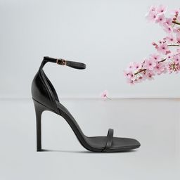 MANGO Women Black Solid Stilettos-30