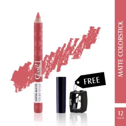 Glam21 Super Matte Color Stick with Sharpener 12 Flaunt - 3.5 gm image 1