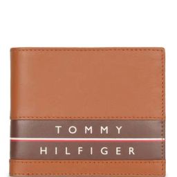 Tommy Hilfiger Tan Rewey Leather Small Global Coin Wallet-image-65