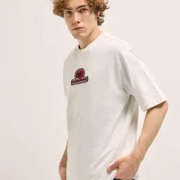 The Bear House White Cotton Oversized Print T-Shirt-picture-9