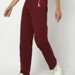 GAP Dark Purple Printed Trackpants-image-67