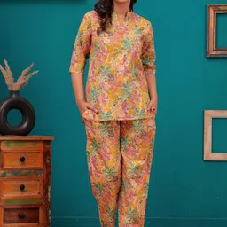 FASHION CLOUD Women Cotton Printed Night Suit-picture-21