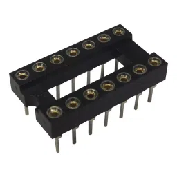 MULTICOMP PRO IC Sockets CONN, DIP SOCKET, 14POS, 2.54MM, 2227MC-14-03-10-F1 (Pack of 5)-picture-31