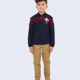 One Friday Kids Beige Regular Fit Trousers-picture-30