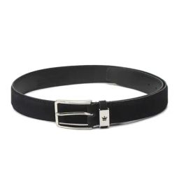 Louis Philippe Black Leather Casual Belt for Men-picture-22
