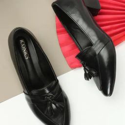 Iconics Women's Black Casual Pumps-picture-16
