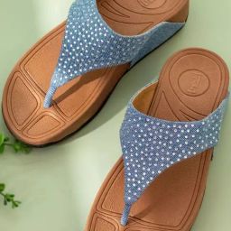 Inc.5 Women's Blue Thong Sandals-picture-41