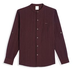 CAVIO Boys Solid Linen Blend Casual Shirt-image-82