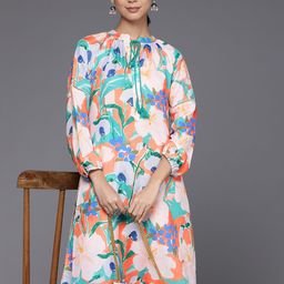 Varanga Women Floral Printed Regular Kurta Pith Palazzos-17