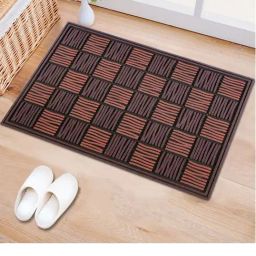 Freelance Brown Polypropylene Set of 1 Door Mats-22