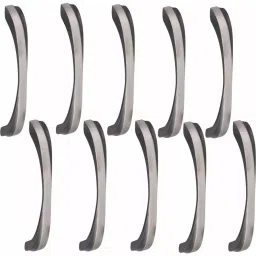 Atom Zinc Black and Silver Matte Finish Cabinet/Drawer Handle, CH-ZN-550-BS-08-110 (Pack of 10)-28