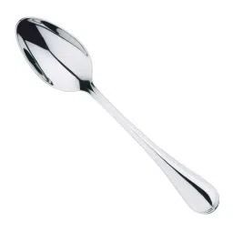 Bergner Crown Silver Stainless Steel Dessert Spoons - Set of 6 image 1